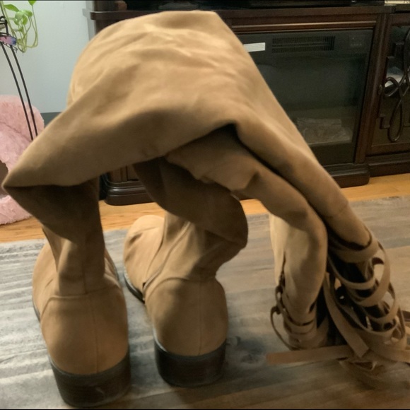 Knee boots beige - Picture 4 of 4